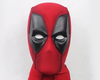 Deadpool Costume Cosplay Mask with Magnetic Eyes