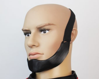 Rubber Chin Extender and Balaclava for use with Cosplay Masks