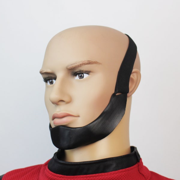 Rubber Chin Extender and Balaclava for use with Cosplay Masks