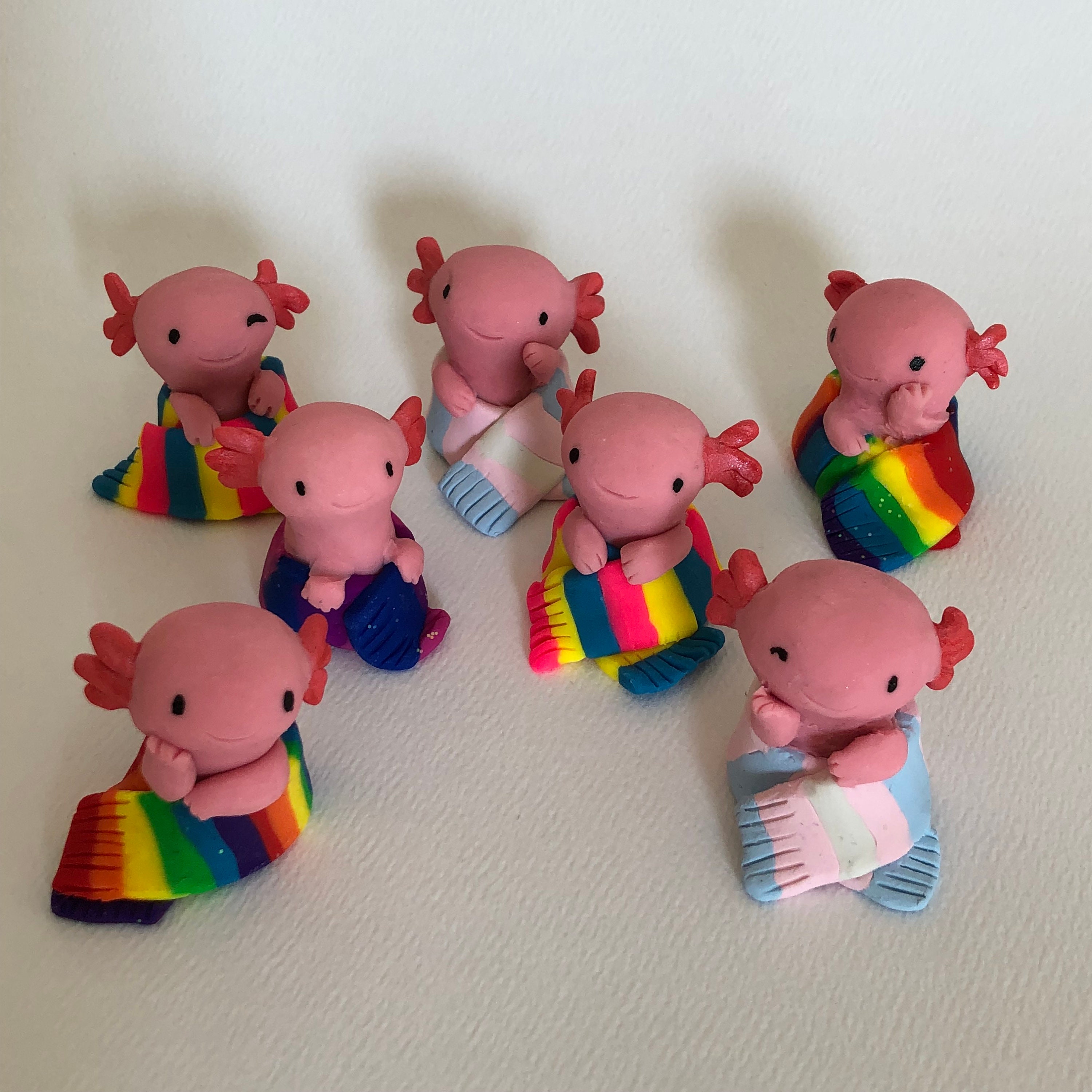 PREORDER Pride Scarf Axolotls Etsy