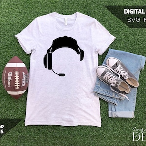 Coach Headset | Football SVG | Friday Night Lights | Football Season | Football Design | Football Mom | Football Wife