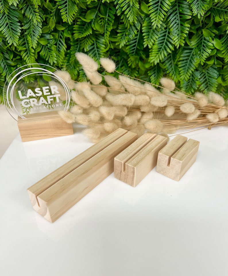 Sign Holders Wooden Bases Etsy Australia