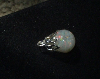 opal charm  floating australian opal charm