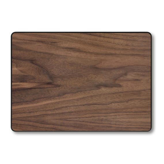 Real Walnut Wood MacBook Case: Real Wood, Slim, Lightweight - Made in Canada - personalization available