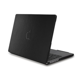 Real Leather MacBook Case, MacBook Air, MacBook Pro BLACK leather