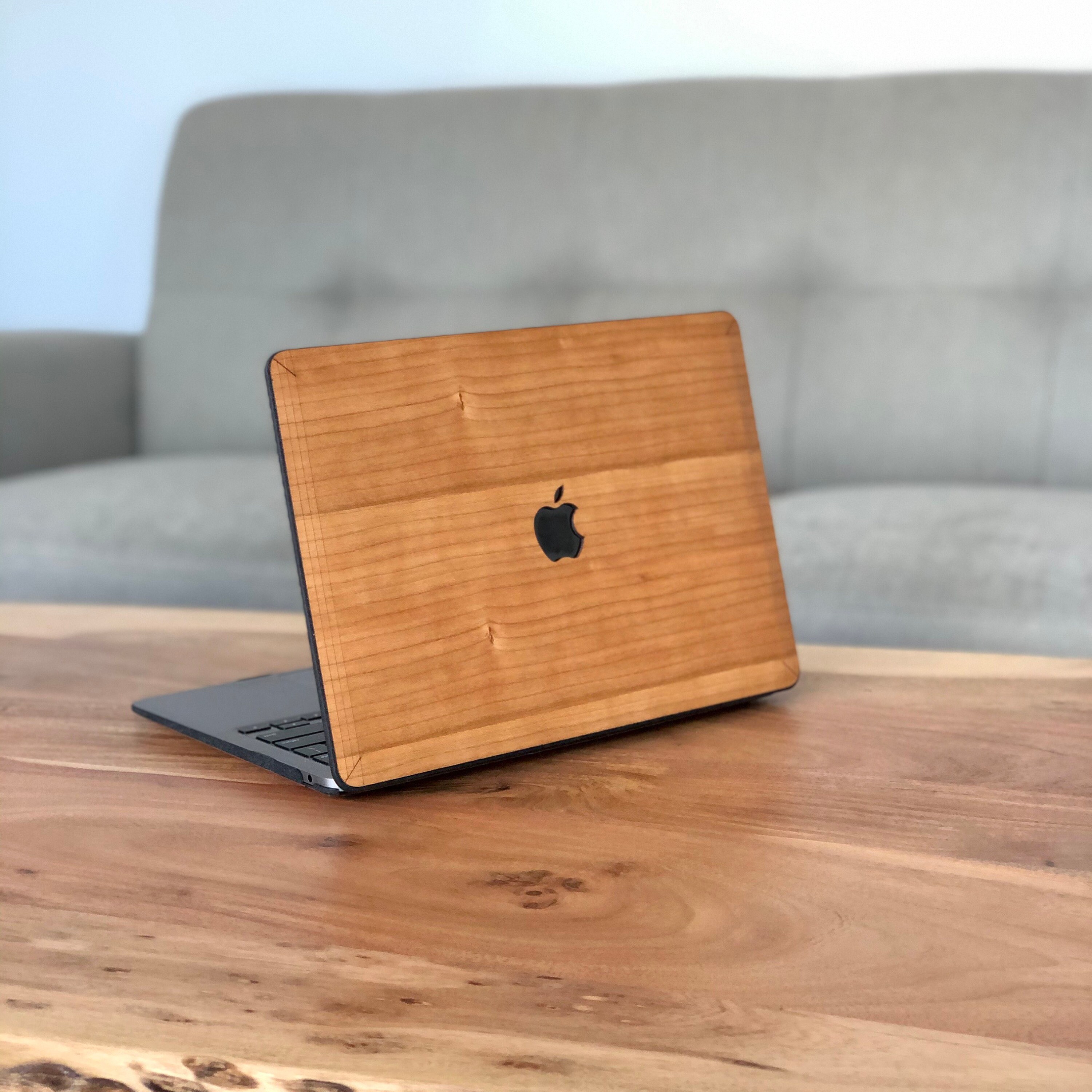 Wooden Vertical Stand for Apple Macbook 2023 M3 M2 Air m2 m1 14