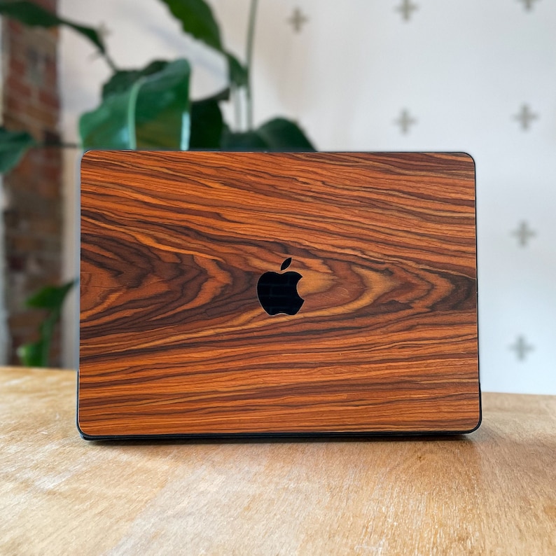 Étui en bois de rose en bois véritable pour MacBook, MacBook Air, MacBook Pro, 13 pouces 14 pouces 15 pouces 16 pouces M1 M2 M3 image 10