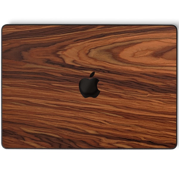 Caja de madera real de palisandro para MacBook, MacBook Air, MacBook Pro, 13" 14" 15" 16" M1 M2 M3