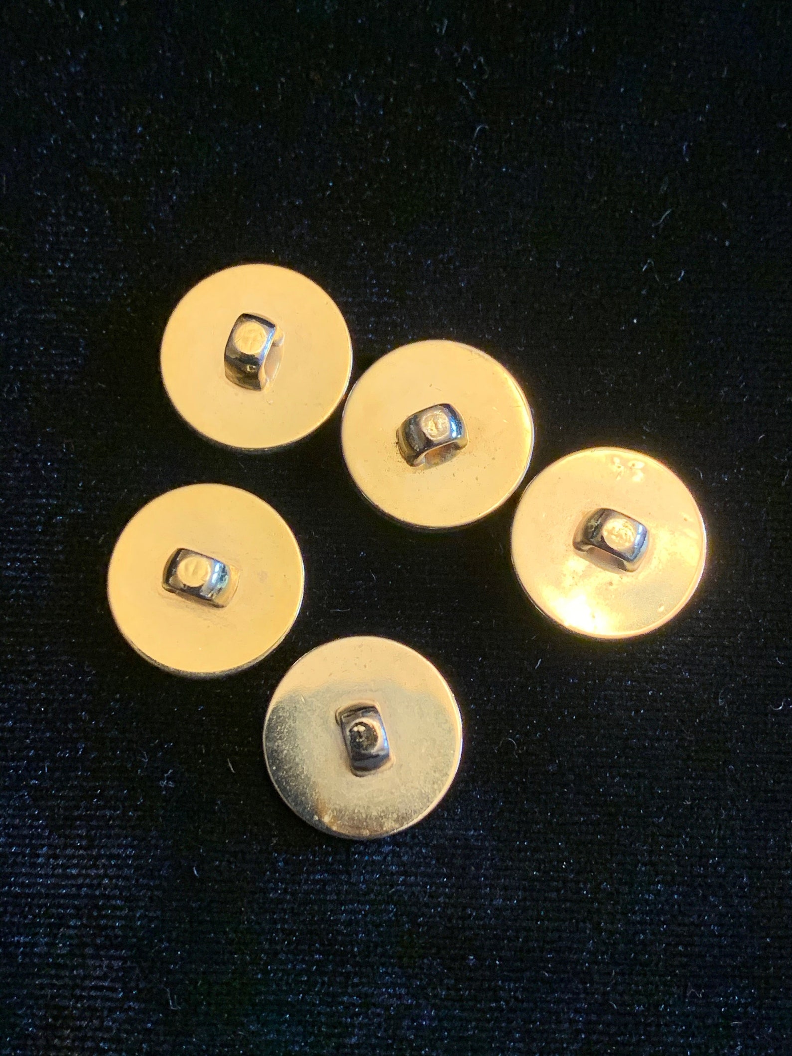 Small Burberry gold logo replacement buttons 5 Etsy