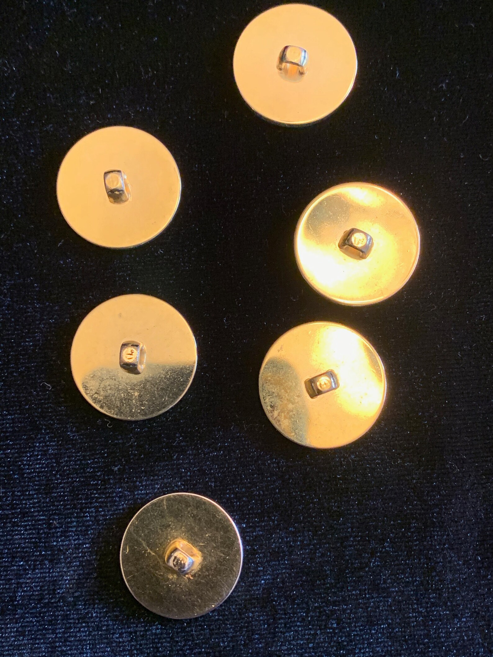 Large Burberry gold logo replacement buttons 6 Etsy