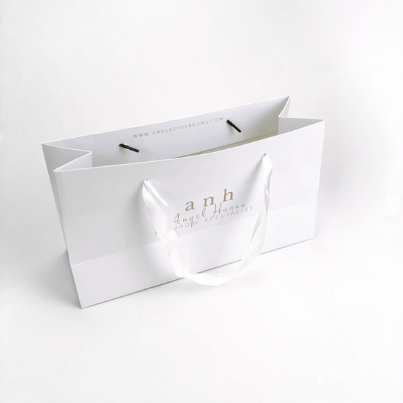 gift bags with ribbon handles