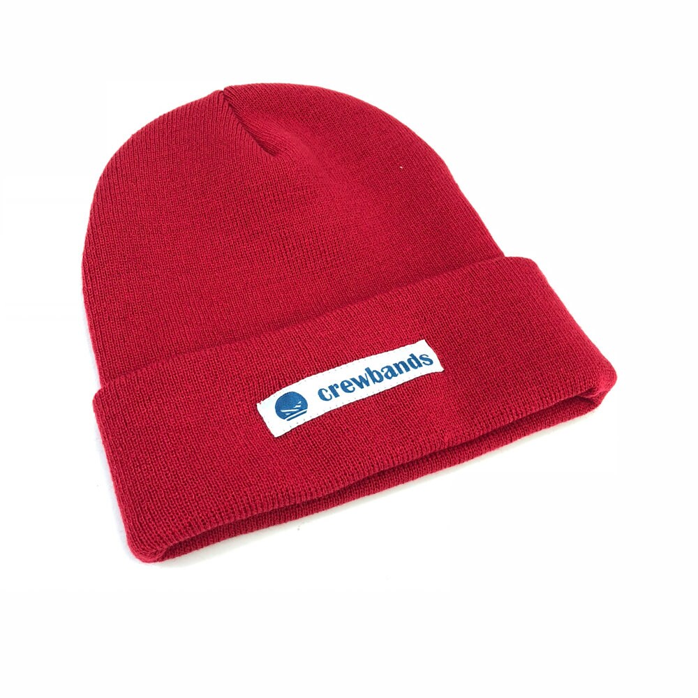 50 custom beanie hat red hat with woven label fun winter Etsy