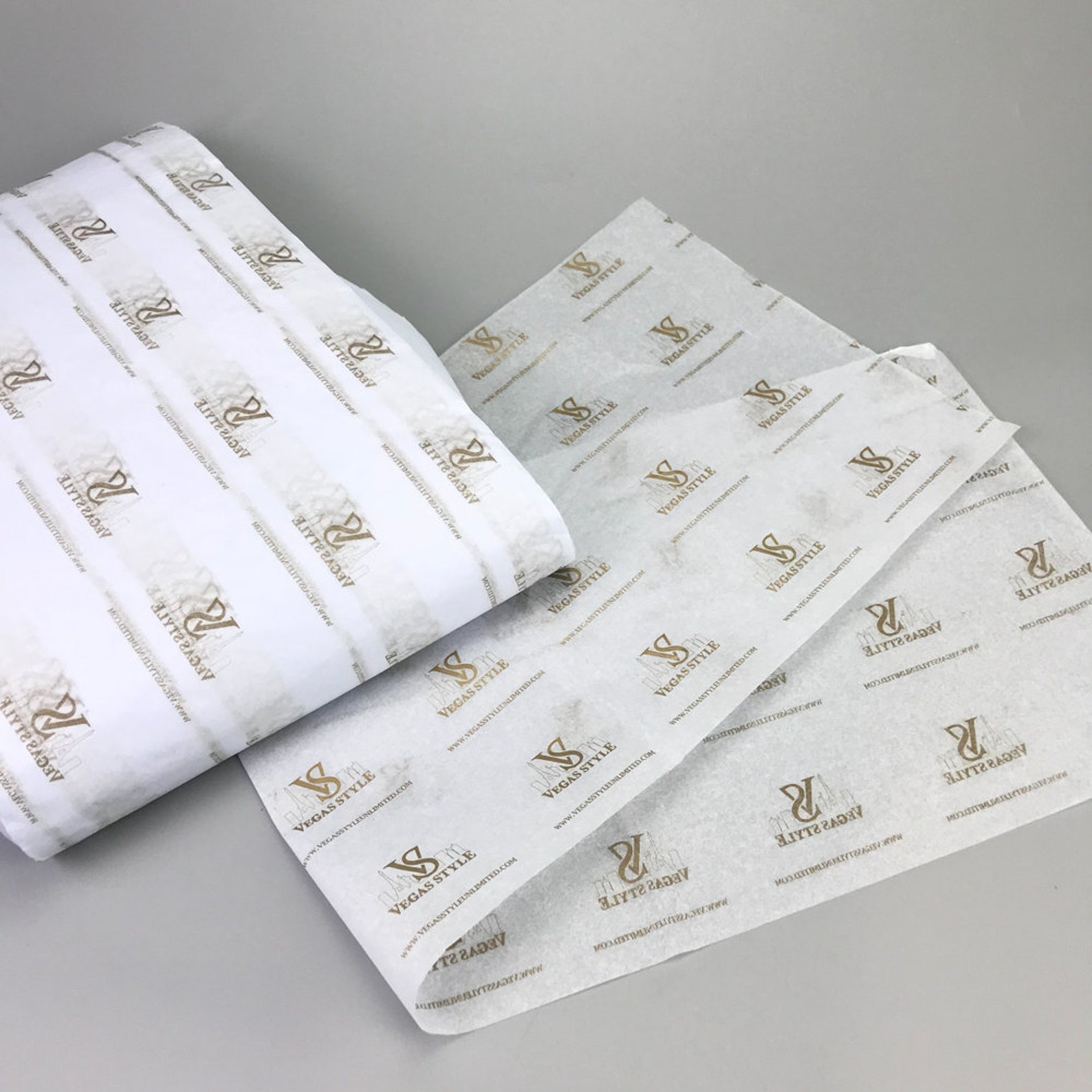 1500pcs Custom Printed Tissue Wrapping Paper Your Logo Name Etsy