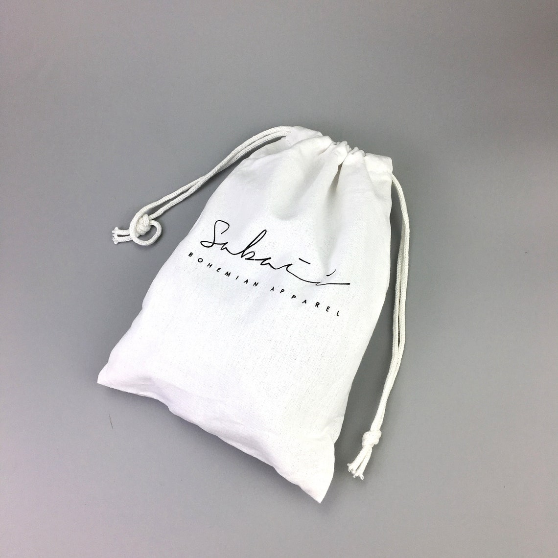 100 Custom personalized white dust bags Customized Black | Etsy