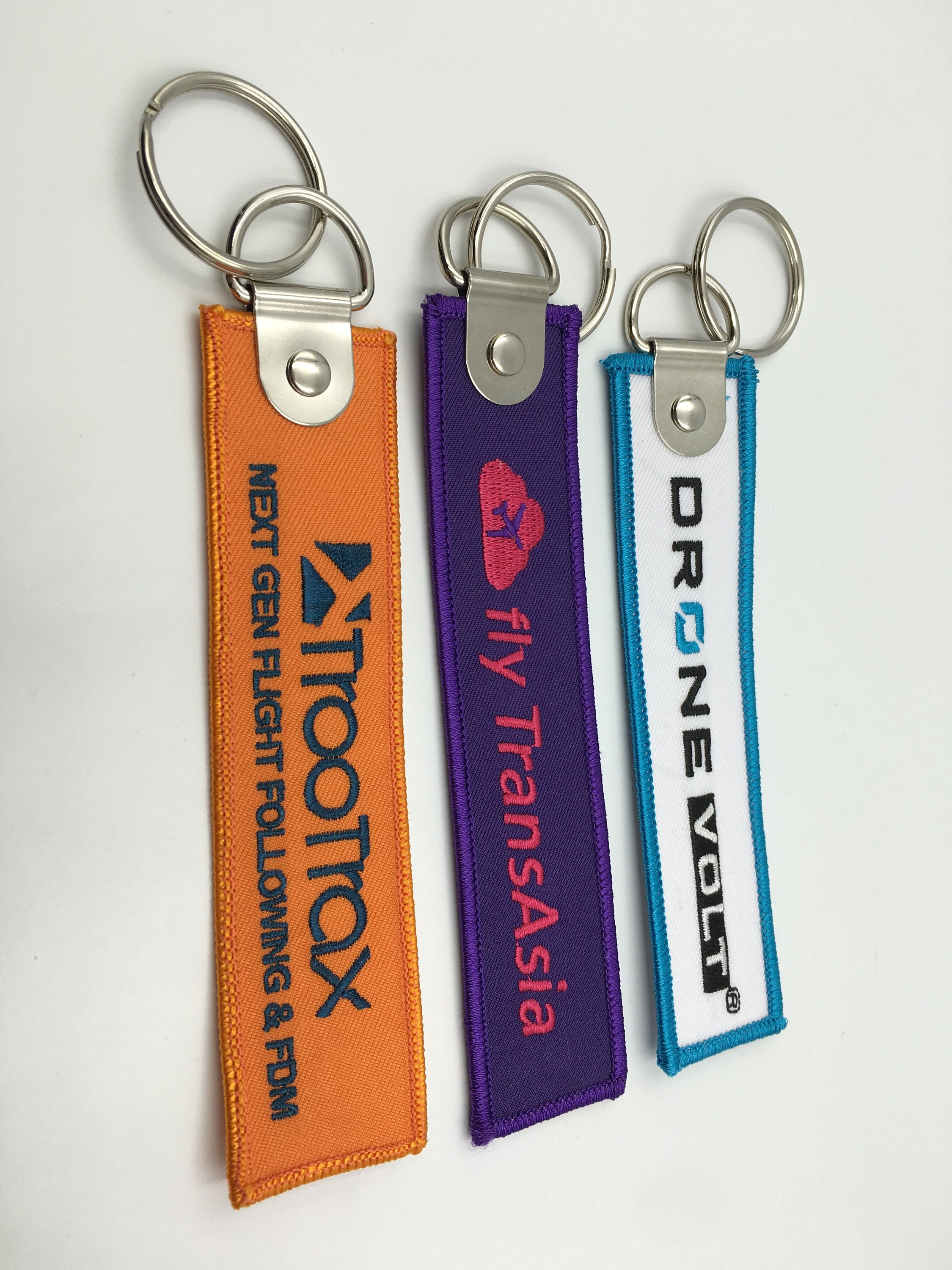 400pcs Custom embroidery flight tag flight keycahin custom Etsy