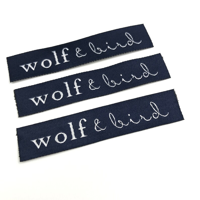 Woven labels custom basic labels woven labels clothing Etsy