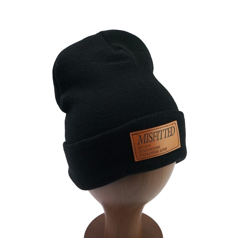 Custom PomPom Beanie Knit Hat Embroidered Your own Logo or Etsy