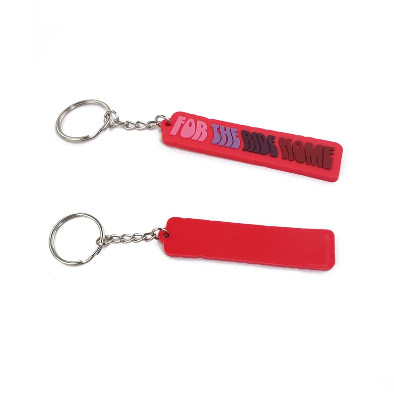 Funny Keychains Soft Flexible PVC Plastic Keychain Key Etsy