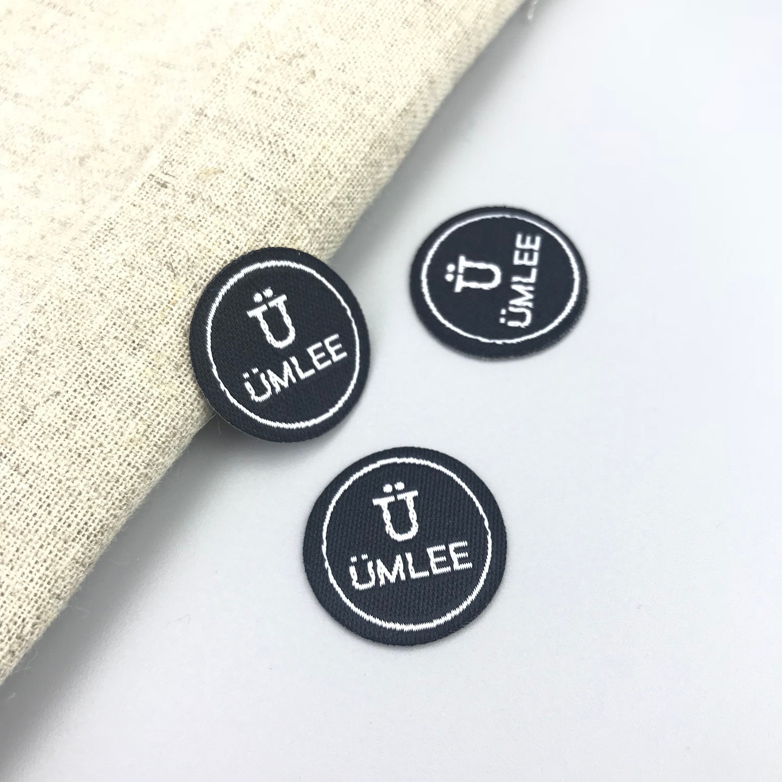 100 Ironon Clothing Labelscustom Woven Labels Ironon Etsy