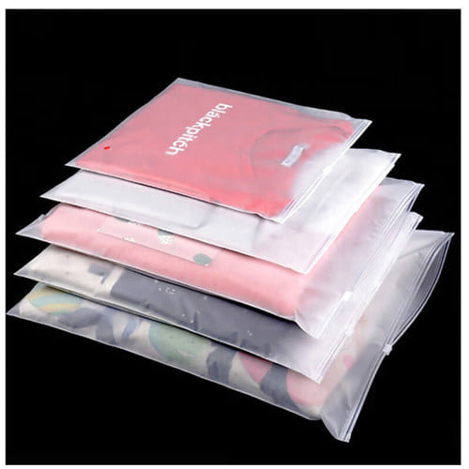 Custom Frosted Zipper Bags Custom ZipLock BagsShipping Etsy