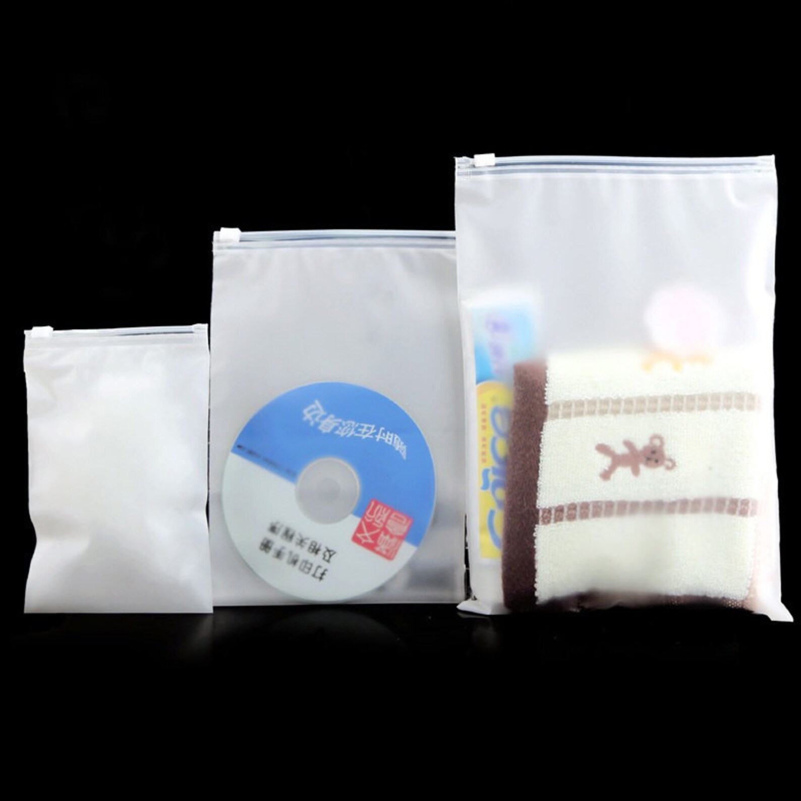 Custom Matte Clear Ziplock Plastic Package Cloth Travel Etsy