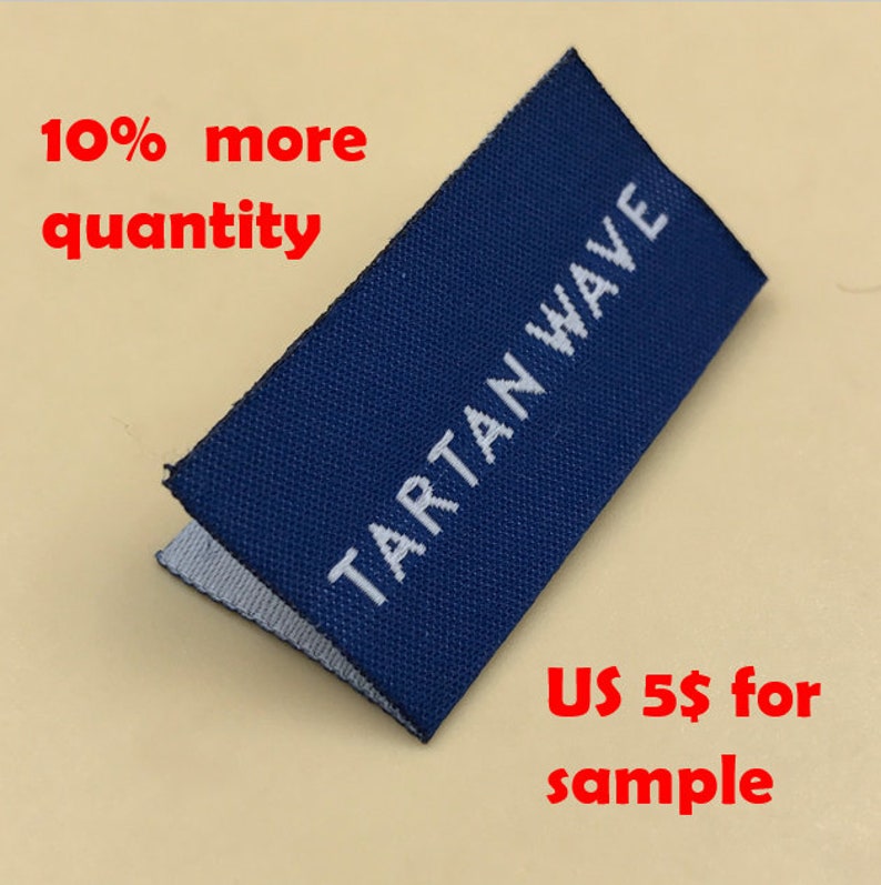 500 Cheap Woven Labels Woven Labels Center Fold Woven Labels Etsy