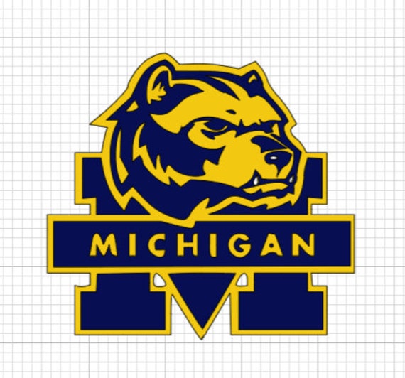 Michigan Wolverines SVG - Etsy