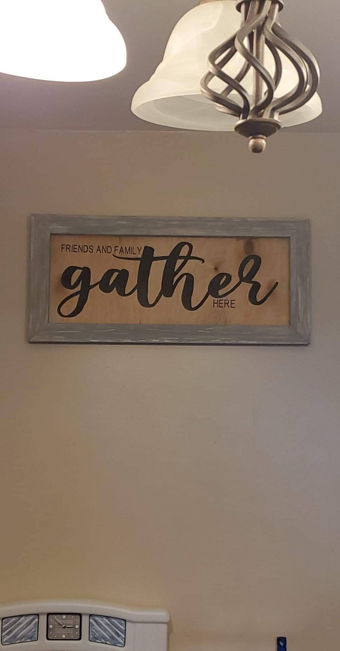 Friends and Family GATHER Here SVG - Etsy