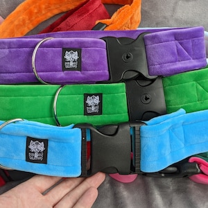 Mochi minky LUXURY COLLAR handmade by Norsewolf cosplay costume fursuit spray scented furry fandom dog pet bow spiked cuffs leash