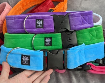 Mochi minky LUXURY COLLAR handmade by Norsewolf cosplay costume fursuit spray scented furry fandom dog pet bow spiked cuffs leash