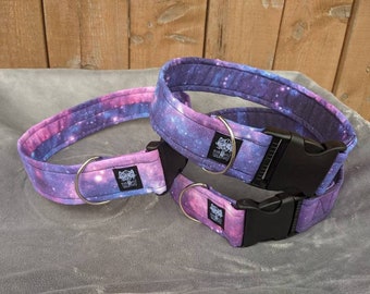 GALAXY DREAM collar hand made by Norsewolf Creations pet cosplay fursuit spray furry fandom dog nebula cosmic prop scented costume candy