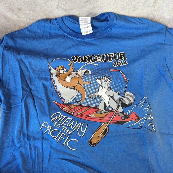 Vintage furry fandom convention shirts t-shirts Vancoufur Howloween surfur