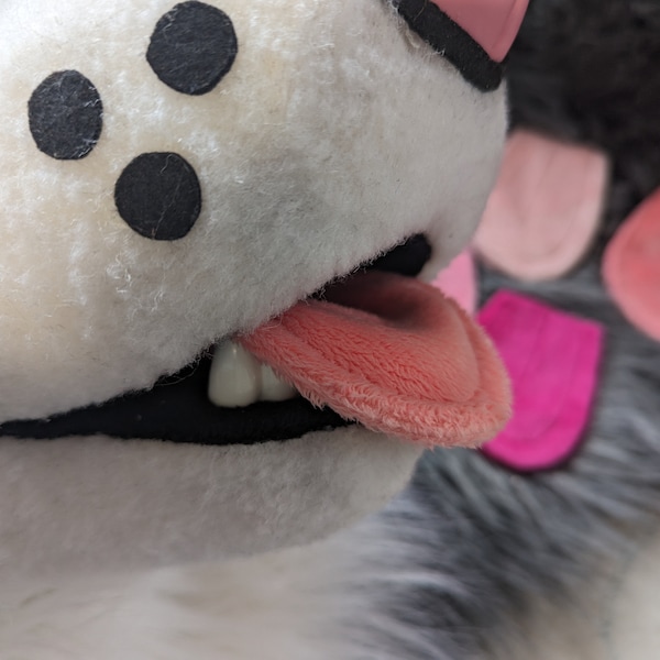 Custom Minky Fursuit Tongue 3.5" x 2.5"