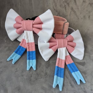Sylveon inspired mochi bow and/or collar costume cosplay fursuit furry
