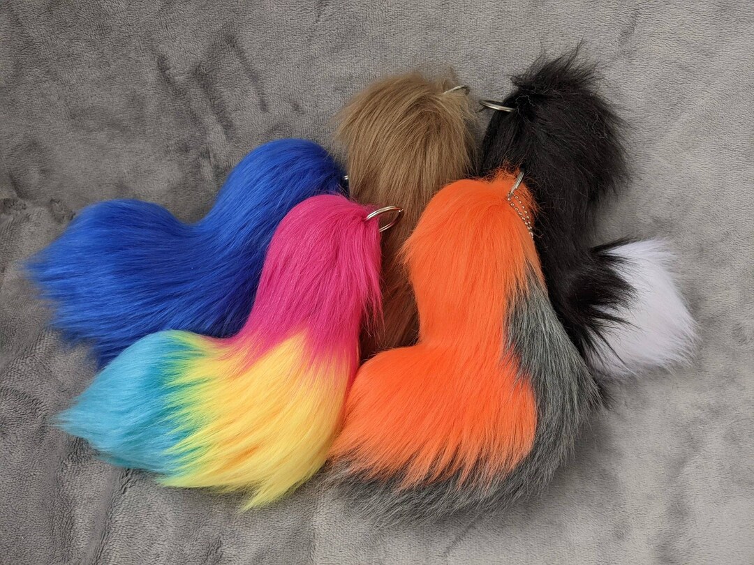 Custom 6 Tail Keychain Hand Made by Norsewolf Creations Etsy