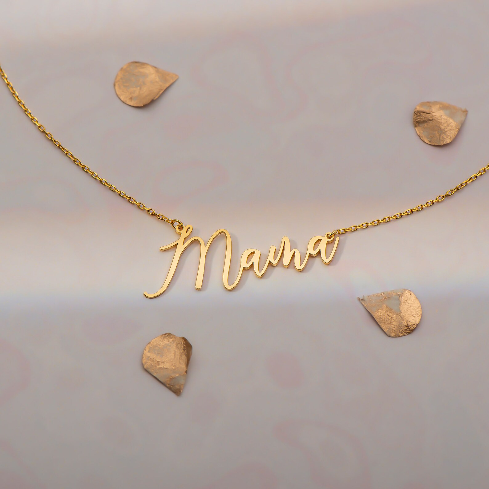 Mama Necklace Choker Name Necklace Dainty mama necklace Etsy
