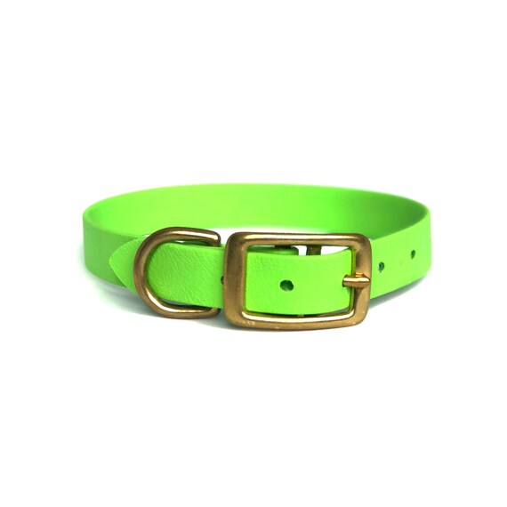 vegan leather collar
