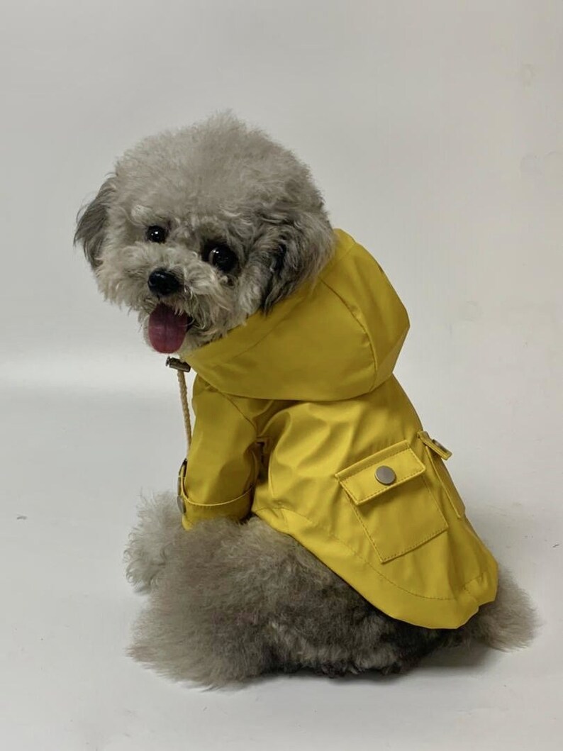 Dog Rain Jacket Etsy
