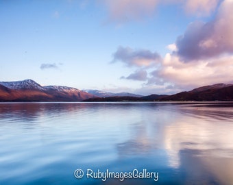 Scotland prints, Photography, Fine Art Print, Scottish Prints, Landscape, Scotland, Reflections, Loch Linnhe