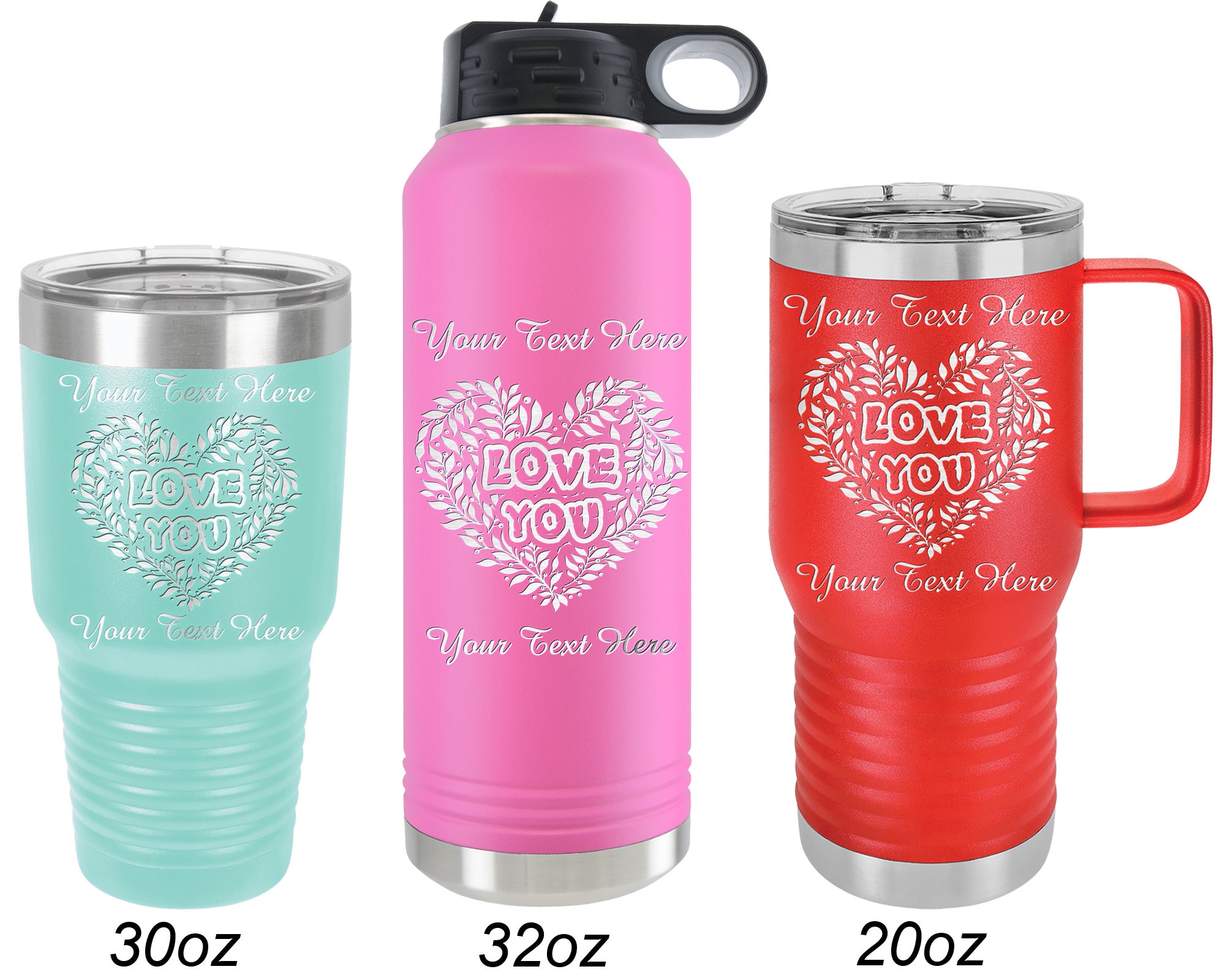 Personalized Thermal Mug with Spill Proof Lid Water Bottle Etsy