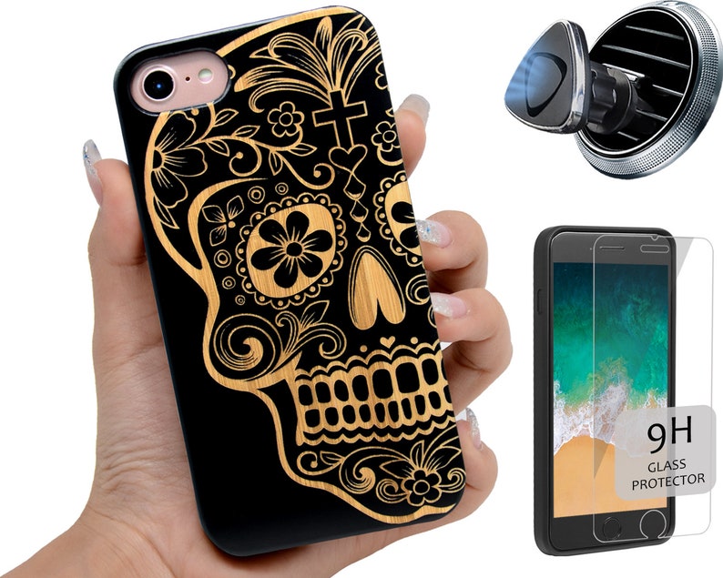 iPhone 8 Plus 7 Screen Protector XS Car Mount for iPhone 12 Pro Max Mini iPhone 11 Pro Max 6 X SE Xr Skull Phone Case personalized