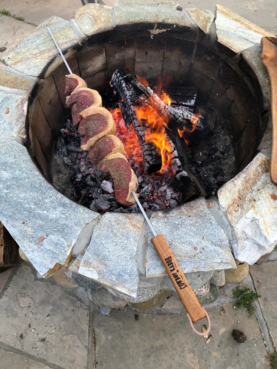 42 Cowboy Kabob extra Long Skewer for Campfire Cooking
