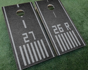 Custom Corn Hole Plane Rivet Graphic Cornhole Boards