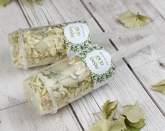 Personalised Woodland Wedding Confetti Poppers | Confetti Pops | 100% Biodegradable, Dried Flower, Real Petal Confetti