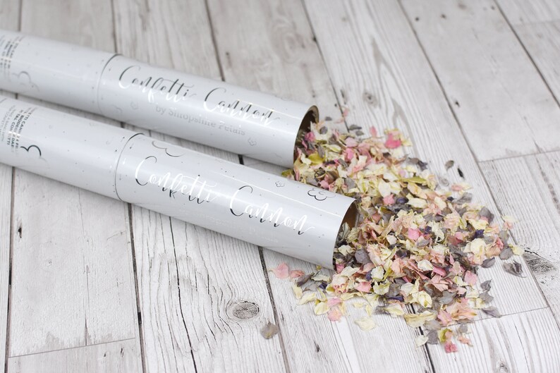 Biodegradable Confetti Cannon Shooter x 2 Real Petal Dried Etsy