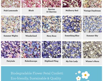 Petals for Bath Bombs | Petal Confetti, Biodegradable Confetti, DIY Petals, Petal Bath Bomb, Handmade Bath Bomb, 33+ Colours, 1-10 Litres