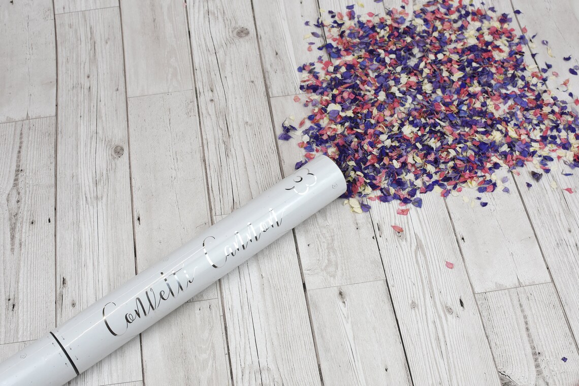 Biodegradable Confetti Cannon Shooter x 2 Real Petal Dried Etsy