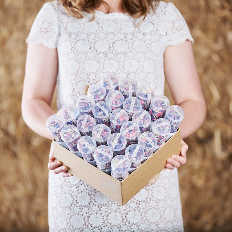 Personalised Geometric Wedding Confetti Pops 100 Etsy