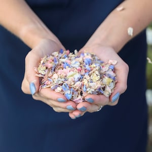 Biodegradable Wedding Confetti Eco-Friendly Sustainable Wedding Premium British Real Dried Flower Petals 1-10 Litres 10-120 Handfuls image 2