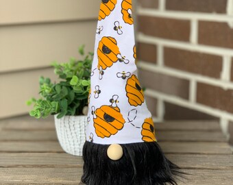Beatrice the Beehive Gnome | Bee | Bee Decor | Gnome | Gnome Decor | Spring Decor | Tiered Tray | Tiered Tray Decor | Ornament | Honey Bees